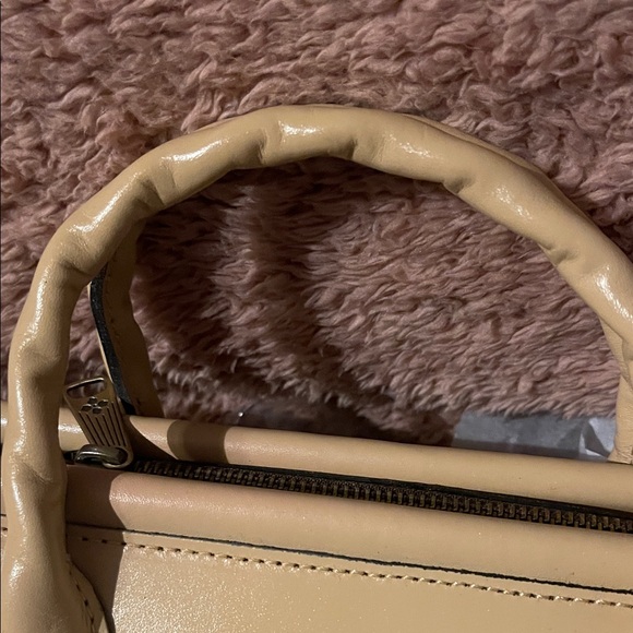 Patricia Nash Tan Satchel with Nice, France Cityscape Art - Picture 3 of 9